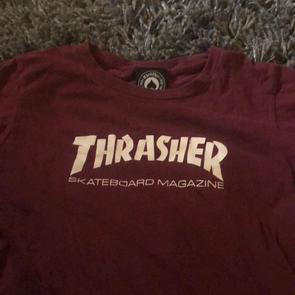 Maroon Thrasher T Shirt